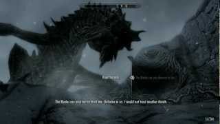 The Elder Scrolls V Skyrim  Killing Paarthurnax [upl. by Hayton]