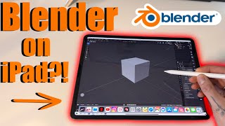 Use Your iPad as a Drawing Tablet For Any PC   Blender On iPad [upl. by Nnylharas]