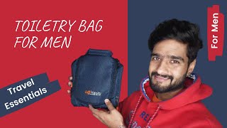 How to Pack Toiletry Kit for Men  Online Travel Toiletry Bag Review [upl. by Fayette]