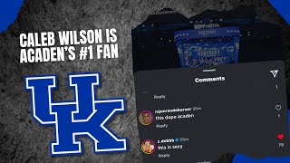 Caleb Wilson Reacts To Acaden Lewis Kentucky Visit While At Tennessee [upl. by Yajiv]