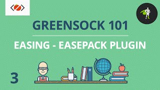 Easing and EasePack Plugin  3  GreenSock 101 [upl. by Ahsiekim199]