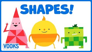 Learn All About Shapes for Kids  Animated Kids Books  Vooks Narrated Storybooks [upl. by Eenoj]