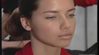 Backstage with Adriana Lima  Victorias Secret Show 2001 [upl. by Kurtis]