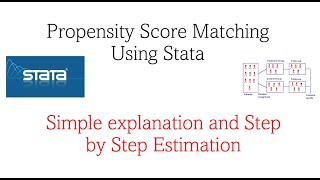 Propensity Score Matching using STATA Simple explanation and step by step estimation [upl. by Shoemaker]