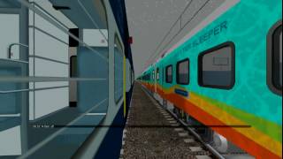 89IRFCA  MSTSOR 12956 Jaipur Mumbai Central SF Express Activity Gameplay [upl. by Rehsa]