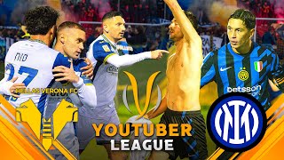 VERONA  INTER ⚽️🏆 YOUTUBER LEAGUE  GIORNATA 2 [upl. by Nnylakcaj]