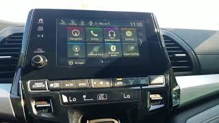 2018 Honda Odyssey EXL with navigation and the rear Bluray player quick review [upl. by Datha320]