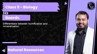 Differentiate between humification and mineralization [upl. by Initof]