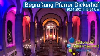 LIVE  Begrüßungsgottesdienst Pfarrer Ralf Dickerhof [upl. by Bigelow526]