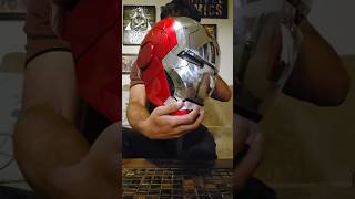 Realistic Iron Man Mk5 Helmet marvel avengers shorts superhero [upl. by Nawd]