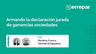 Armando la declaración jurada de ganancias sociedades [upl. by Denny]