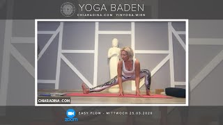 YOGA BADEN  ONLINE YOGA KLASSE EASY FLOW 25032020 [upl. by Neelhtakyram]