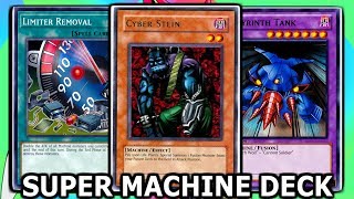 YuGiOh POWER OF CHAOS SUPER MACHINE DECK  WIN IN 1 TURN [upl. by Lon59]