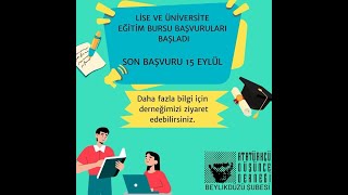 Atatürkçü Düşünce Derneği Beylikdüzü Şubesi Lise ve Üniversite Eğitim Bursu [upl. by Glennie341]