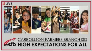 CarrolltonFarmers Branch ISD  Regular School Board Meeting  1032024 [upl. by Aliehs260]