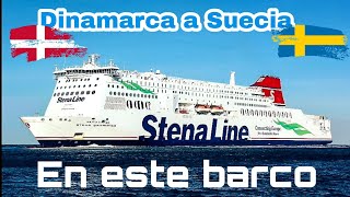 Viajando en BARCO de Dinamarca 🇩🇰 a Suecia 🇸🇪 [upl. by Reider550]