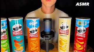 ASMR Pringles Mukbang w 5 Flavors  Giant Sour Patch Kids CRUNCHY EATING SOUNDS [upl. by Ezmeralda89]