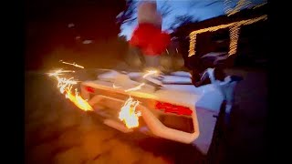 Lamborghini Aventador SVJ 24v drift spitting fire [upl. by Gilus892]