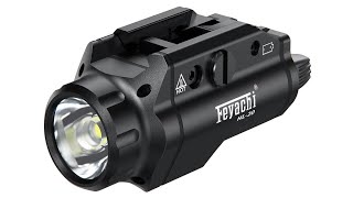 Feyachi HL20 1500 lumen tactical flashlight  Unboxing amp Review [upl. by Eseuqcaj]