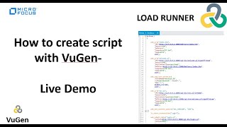 How to create script using VuGen  Live Demo [upl. by Willett]