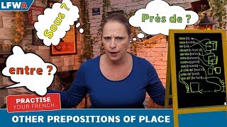 Practise your French Prepositions Part 2  quotDans sous sur devantquot [upl. by Ambur]