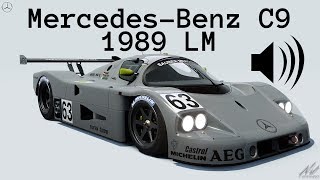 Assetto Corsa Sound MercedesBenz C9 1989 LM Dream Pack 1 [upl. by Nnylhsa]