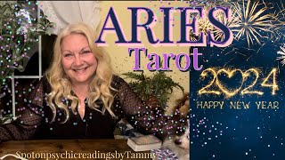 ARIES  Next 12 Month Predictions Peek Into 2024 Aries Tarot [upl. by Doralynn]