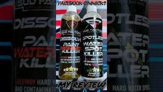 Check out my review on Sud Factory’s paint and glass water spot remover automobile detailing [upl. by Doloritas423]