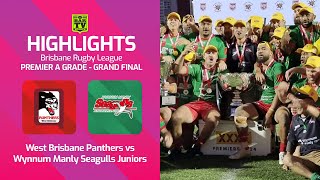 2024 BRL Grand Final Highlights  West Brisbane v Wynnum Manly [upl. by Romeon]