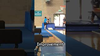 TINY ME vs VAULT IMPROVEMENTS calmdown 2024 gymnast vault tinyme level8 backthen mevsvault [upl. by Tertias]