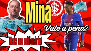 INTER 🚨 MINA EX BARCELONA NA MIRA DO INTER [upl. by Noyrb596]