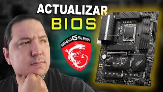 Actualizando BIOS Placas Base MSI sin CPU GPU o RAM instalados [upl. by Hole]