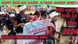 Borjan Ahavar Karbi Riso Nimso Rong AjeHidipi Pathu Aklam AlongMALONG ARI VLOG [upl. by Yasdnil]