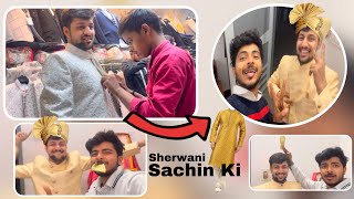 Finally 🥳 Sachin की शेरवानी भी Aagyi है 🥰 Ankush The Vlogs [upl. by Aramoy]