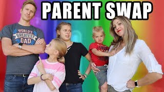 Parent Swap Teens and Kids woke up with New Parents fun family in real life [upl. by Nnawtna]