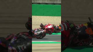 Pecco bagnaia di hantam jack miller😭 motogp24 [upl. by Audras]