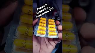 Powerful Antibiotic  Amoxicillin Capsule 500250mg  How to USE  trending shorts amoxicillin [upl. by Kred81]