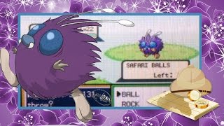 Safari Week 2016 Live Reaction Shiny Venonat after 6422 REs in Leafgreen WF [upl. by Hilaire170]