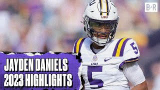 Jayden Daniels Top Plays of 2023 CFB Season [upl. by Cristiano272]