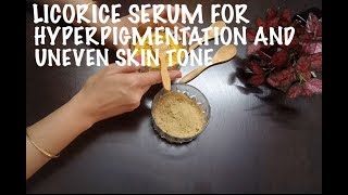 LICORICE SERUM FOR PIGMENTATIONLICORICE SERUM FOR SKIN LIGHTENINGLICORICE SERUM FOR SKIN WHITENING [upl. by Llerod]