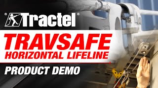 Tractel TravSafe Horizontal Lifeline Product Demonstration [upl. by Enimaj]