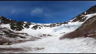 Skiing Tuckerman Ravine Headwall to The Chute 051622 [upl. by Aved]