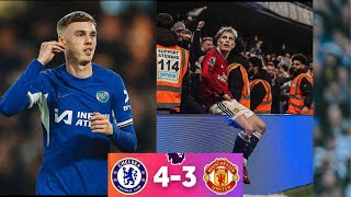 Chelsea vs Manchester United 43 EPL highlights 2024  Cole Palmer Hatrick  Garnacho double [upl. by Zetrok]