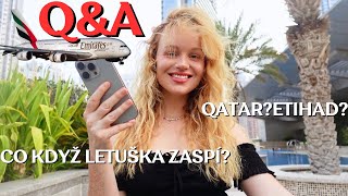 ODPOVÍDÁM NA PRACOVNÍ OTÁZKY ✈️ ex emirates letuška [upl. by Kaule474]