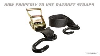 How To Use Ratchet Straps Like a Pro [upl. by Borchers]