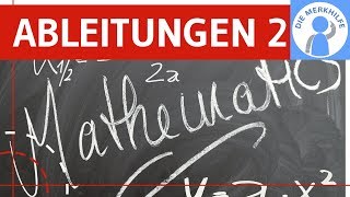 Ableitungsregeln 2  Produktregel Quotienten Kettenregel  Beispiele einfach erklärt  Analysis [upl. by Inalan]