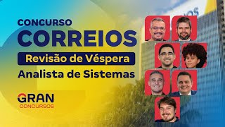 Concurso Correios  Revisão de Véspera  Analista de Sistemas [upl. by Hamnet]