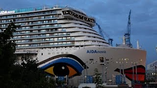 AIDANOVA AUSDOCKEN AM 21 08 2018 in Papenburg [upl. by Swenson]