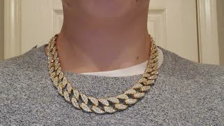 20 Cuban Link Chain From Amazon Review Is It Worth It BEST QUALITY EVER [upl. by Aneeuq]