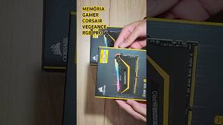 MEMÓRIA CORSAIR VENGEANCE RGB PRO 32GB shorts corsair memory rgb gamer [upl. by Dodi]